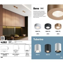 Накладной потолочный светильник Odeon Light 4284/7CL BENE светодиодный LED 7W