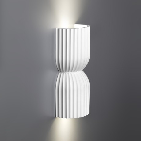 370977 OVER NT24 000 белый Светильник настенный IP20 GU10 50W 220V YESO