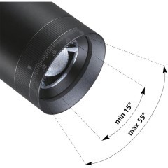 359962 Черный трековый SMART спот с изм. углом рассеивания света 15-55° (упр. пульт ДУ/Tuya Smart Life/Алиса) 3000-6000К 220В 15Вт 830Лм CRI90 Novotech VECTOR