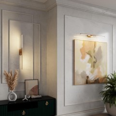 6635/7WL HIGHTECH ODL24 металл/античная бронза/акрил Настенный светильник IP20 LED 7W  3000K/4000K/6000K (перекл ч/з тумблер) 220V ALEDO