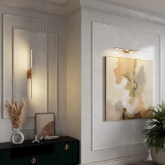 6635/7WL HIGHTECH ODL24 металл/античная бронза/акрил Настенный светильник IP20 LED 7W  3000K/4000K/6000K (перекл ч/з тумблер) 220V ALEDO