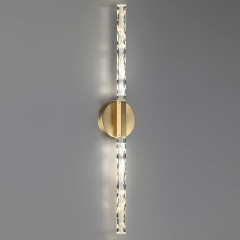 6679/6WL L-VISION ODL24 149 Настенный светильник античная бронза/металл/хрусталь IP20 LED 6W 360Лм 4000K ALETTA