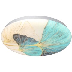 7747/CL PALE SN Светильник светодиодный потолочный пластик/белый/мульти LED 30Вт 4000К D330 IP43 FLOREN