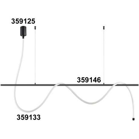 Однофазный трековый светодиодный светильник Novotech RAMO 359133 3800лм 38Вт
