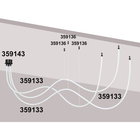 Однофазный трековый светодиодный светильник Novotech RAMO 359133 3800лм 38Вт