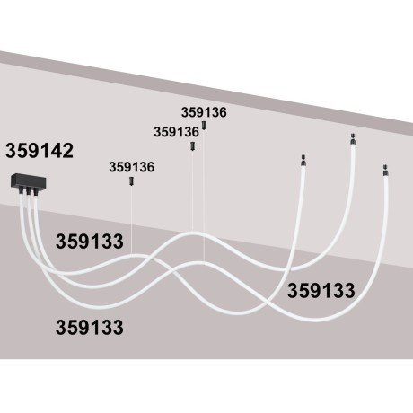 Однофазный трековый светодиодный светильник Novotech RAMO 359133 3800лм 38Вт