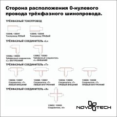 Соединитель &quot;Г&quot; внешний трехфазный Novotech 135062
