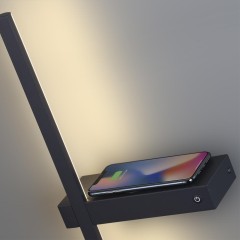 Черный настенный светильник LED 9W 680Лм 3000К BLAKE Lumion 5695/9WL