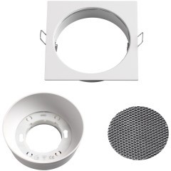 371005 Светильник встраиваемый Novotech WIR IP20 GX53 12W 220-240V GEMINI