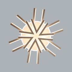 Потолочный светильник с ПДУ LED 80W 3000-6000К Lumion ALBERTA 8029/80CL