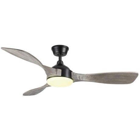 7702/24L VIVA LED SN24 Люстра-вентилятор черный/серое дерево LED 24Вт 3000-6000K D1320 пульт ДУ STORM