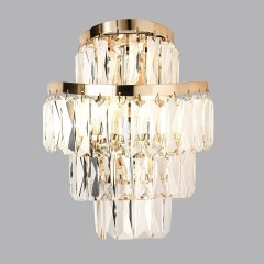 5073/2W HALL ODL24 505 золото/прозрачный/металл/хрусталь Бра E14 2*40W WAYTA