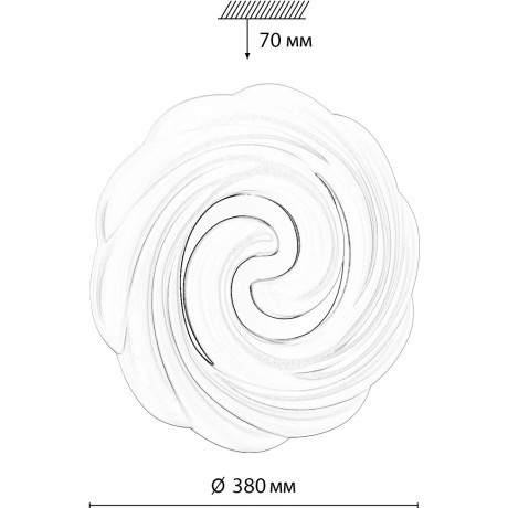 Настенно-потолочный светильник СОНЕКС AGAPAGAP 7675/DL