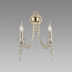 5063/2W CLASSIC ODL24 537 золото/прозрачный/металл/хрусталь Бра E14 2*40W CAPEL