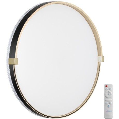 Светильник LED 70Вт 3000-6000К D490 IP43 пульт ДУ Sonex OLIDI BLACK 7647/EL