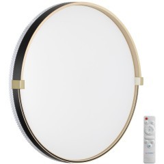 Светильник LED 70Вт 3000-6000К D490 IP43 пульт ДУ Sonex OLIDI BLACK 7647/EL