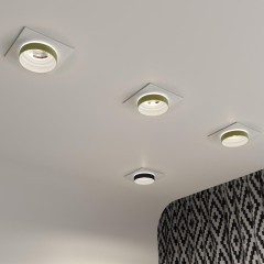 Встраиваемый светильник Novotech 370787 WATER IP44 под лампу 1xGU10 9W