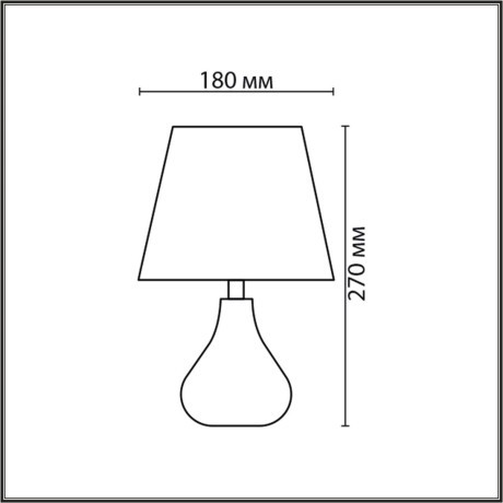 Настольная лампа E14 Lumion NAINA 8183/1T