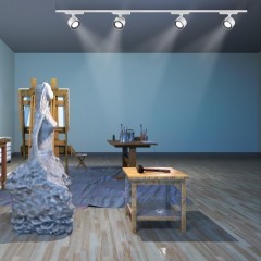 Трехжильный однофазный трековый светодиодный светильник Novotech PIRUM 358432 1500лм 20Вт