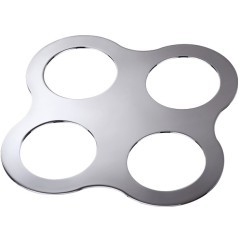 358247 SPOT NT19 225 хром Рамка декоративная к артикулам 357585-357587, 357589, 357909-357910, 37063 METIS