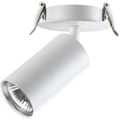 Встраиваемый светильник Novotech 370393 PIPE под лампу 1xGU10 50W