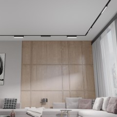 359080 Трековый магнитный светодиодный светильник Novotech SMAL 48V CRI90+ 4000К 720Лм 90° 12W