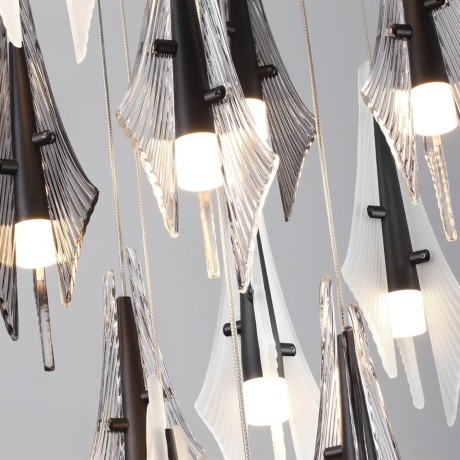 Люстра каскадная LED 69W (12*5.75W) 3000K 5490Лм Odeon Light AFALINA 5442/69L