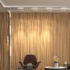 358605 Трековый светодиодный светильник Novotech Flum CRI90+ 4000К 1920Лм 100° 24W