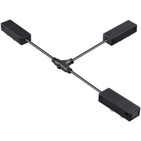 135314 Черный гибкий токопроводящий соединитель "T" для шинопроводов Novotech серии VECTOR 220В