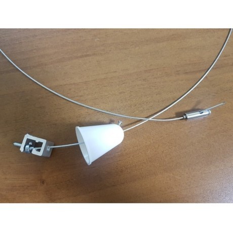 Подвес 1шт с тросом 1.5м для однофазных трехжильных шин Novotech 135022