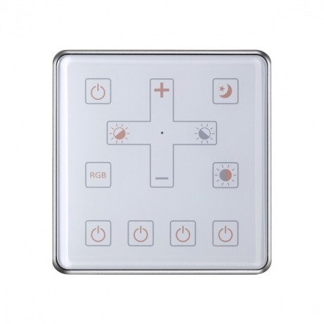 Настенная беспроводная (2.4G) панель упр. Smart светильниками серии Novotech Glat 359393