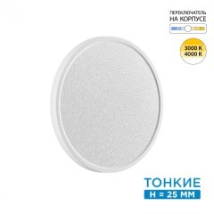 Настенно-потолочный светильник СОНЕКС Sonex OMEGA WHITE 7661/24L
