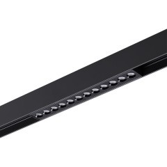 359931 Черный трековый линейный SMART светильник 22см (токопроводящий), пульт ДУ/Tuya Smart Life/Алиса 3000-6000К 220В 10Вт 24° 650Лм CRI90 Novotech VECTOR