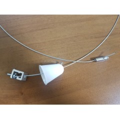 Подвес 1шт с тросом 1.5м для однофазных трехжильных шин Novotech 135023