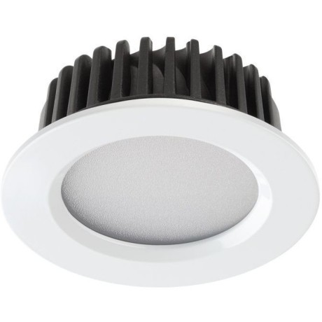 Встраиваемый светильник Novotech 357907 DRUM IP44 светодиодный LED 10W