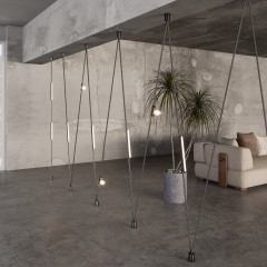 359463 Трековый ременный светодиодный SMART светильник c доп. механическим перекл. цветности Novotech EASY CRI90+ 3000-6000К 660Лм 110° 18W TUYA, Алиса, Wi-Fi