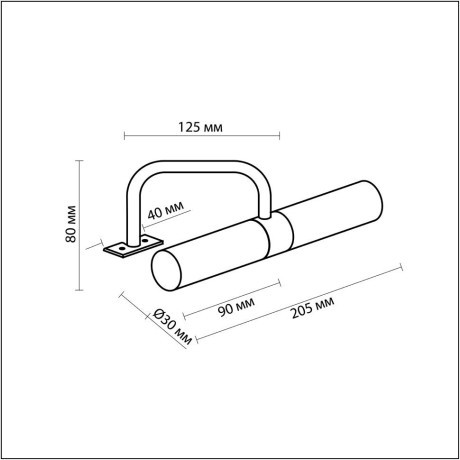 Настенный светильник влагозащищенный Izar 2445/2