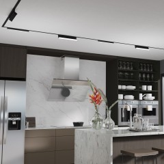 359240 Трековый магнитный светодиодный светильник Novotech SMAL 48V CRI90+ 3000К 1080Лм 90° 18W