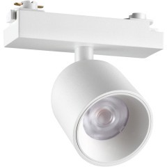 359806 Белый светодиодный однофазный двужильный трековый светильник 10Вт 882Лм 4000К 32° CRI≥90 180-265V IP20 Novotech SOLETTE