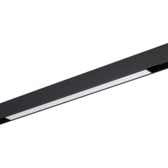 359939 Черный трековый линейный SMART светильник 22см (токопроводящий), пульт ДУ/Tuya Smart Life/Алиса 3000-6000К 220В 24Вт 120° 1440Лм CRI90 Novotech VECTOR