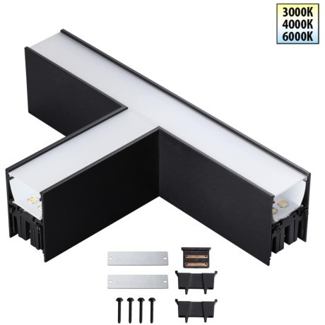 Светильник соединитель Novotech «Т» с переключ. цв. температуры IP20 LED 12W 220-240V 3000К\4000К\6000К FATTO 359611