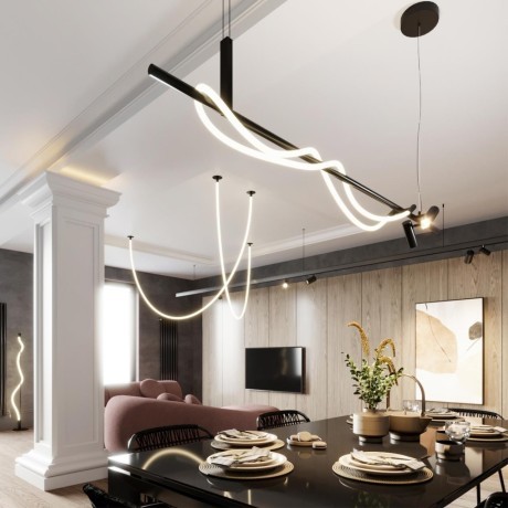 Подвесной светильник LED 40W 1580Лм 4000K Odeon Light CORDA 4391/40L