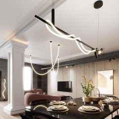 Подвесной светильник LED 40W 1580Лм 4000K Odeon Light CORDA 4391/40L