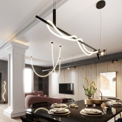 Подвесной светильник LED 40W 1580Лм 4000K Odeon Light CORDA 4391/40L