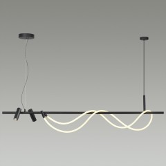 Подвесной светильник LED 40W 1580Лм 4000K Odeon Light CORDA 4391/40L