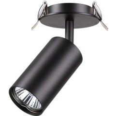 Встраиваемый светильник IP20 GU10 50W 220V Novotech PIPE 370416