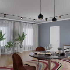 359100 Трековый магнитный светодиодный светильник Novotech SMAL 48V CRI90+ 4000К 960Лм 24° 12W