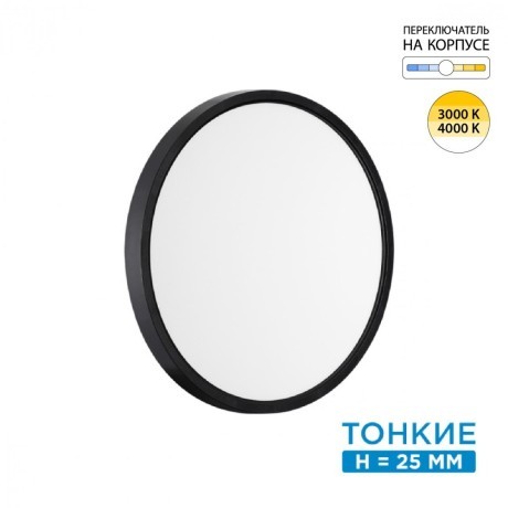 Настенно-потолочный светильник СОНЕКС Sonex ALFA BLACK 7660/24L