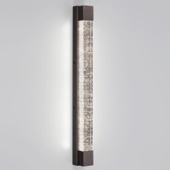 6680/12WL HIGHTECH ODL24 149 Настенный светильник брашир черн/металл/хрусталь IP20 LED 12W 600Лм 4000K MIRADA