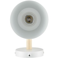 8097/1W MODERNI LN25 белый/белый металл, дерево/металл Бра Е27 1*60W 220V ROSALINA